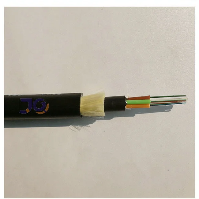 ADSS outdoor overhead single jacket 100m span 24 core adss fiber optic cable