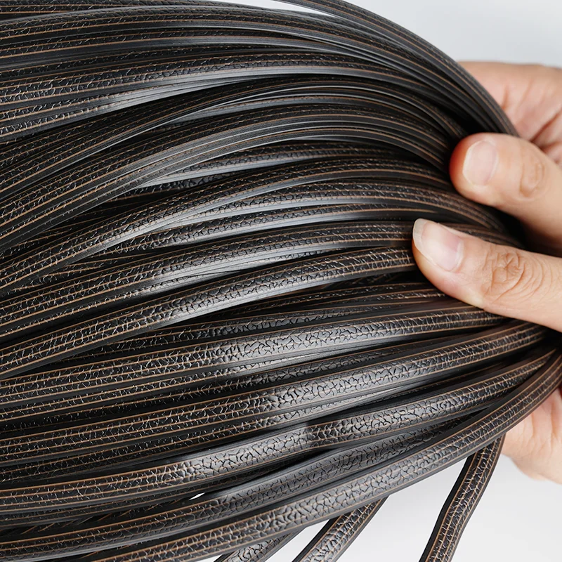 Brand New Natual Brown Pe Rattan Four Line With High Quality