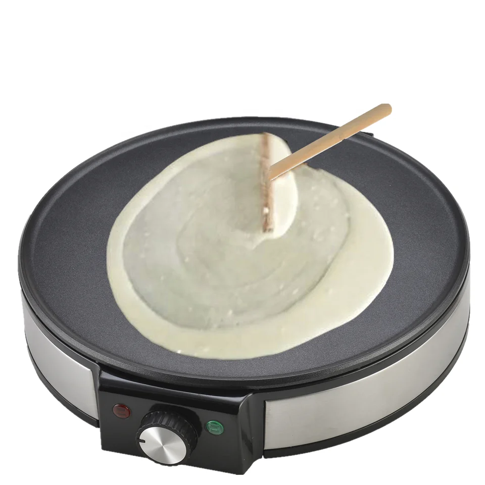 Household Led Light Non Stick Coating Crepe Pancake Maker Electric AN110