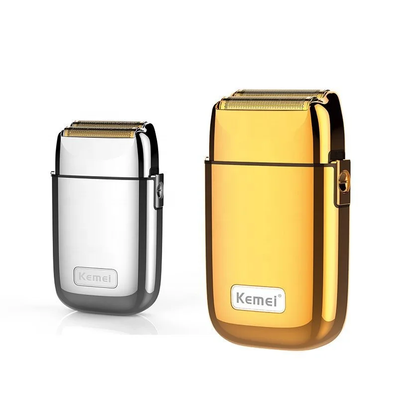  Amazon горячая Распродажа Kemei TX1 электробритва km-tx1 металлический корпус бритвенная головка зарядка через