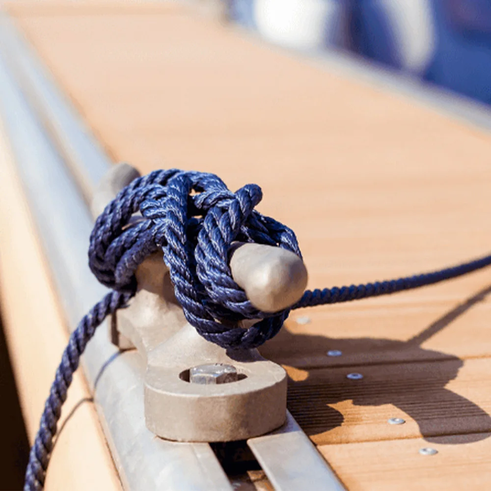 High quality 3mm 4mm 5mm colorful 100% Nylon Rope 3 Strand rope Twisted For Fishing and mooring