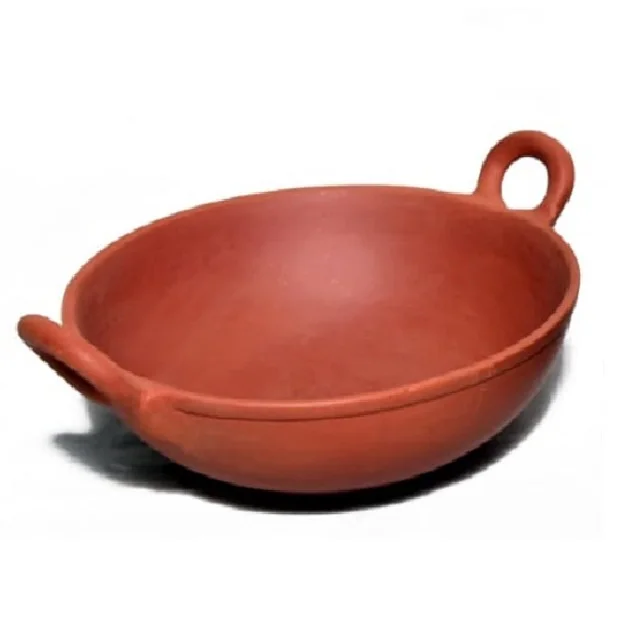 Modern Design Clay Frying Pan with Handle Customized for Export for Induction Cooking Gas Grill Metal Pans