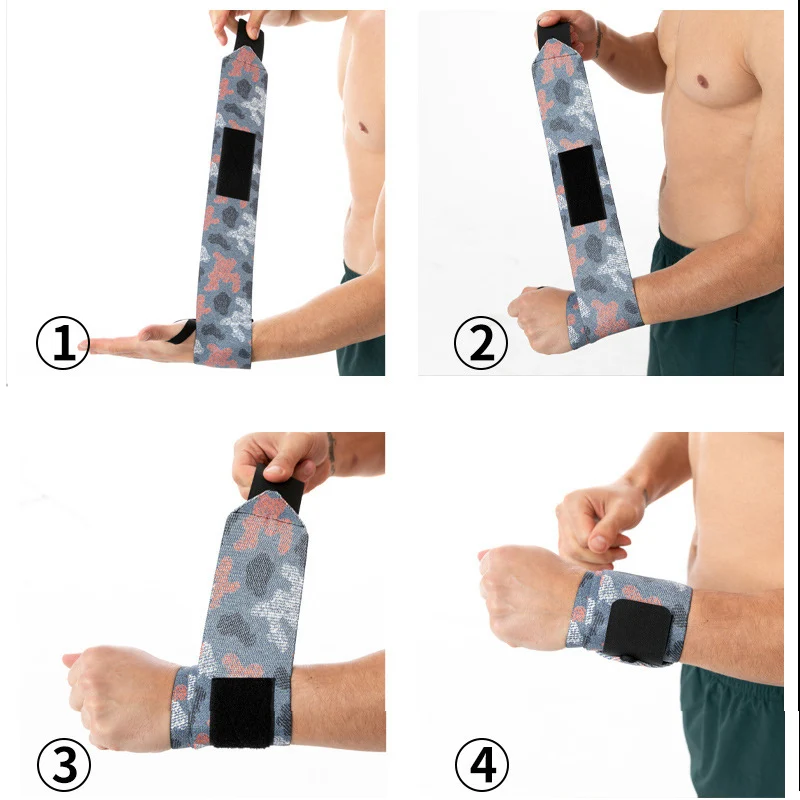 Custom crossfit / weightlifting cotton wrist wrap