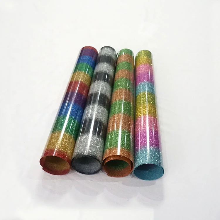 Wholesale High-quality Easyweed Iron On Vinyl Transfers Printable Rainbow Glitter Heat Transfer Vinyl