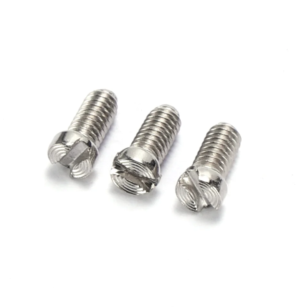 Factory Customized Plated Nickel Cylindrical Slotted Pan Head Polished Machine Screws Pan Head Screws
