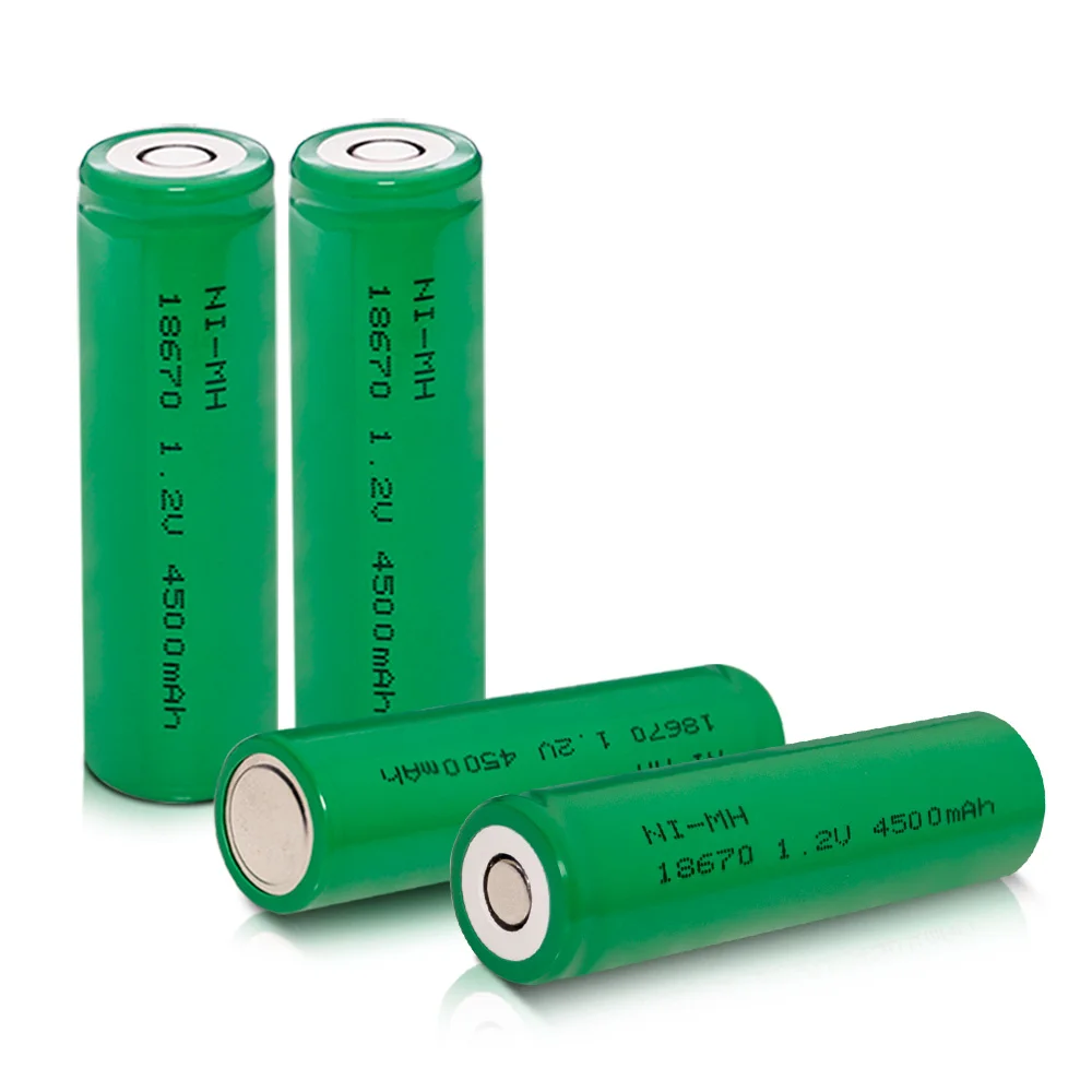 Hot sell 1.2V 4500mAh 18670 Ni-MH Battery for DIY Medical Equipment/Fusion Splicer/Welding Machine