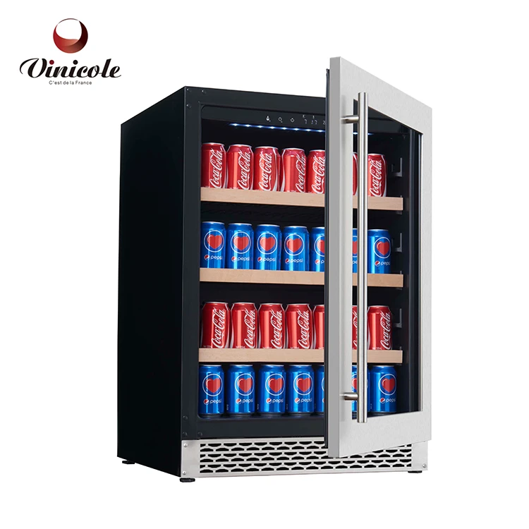Pepsi дисплей для напитков охладитель пива и холодных холодильники из нержавеющей стали дверная электронная температура 2 -10