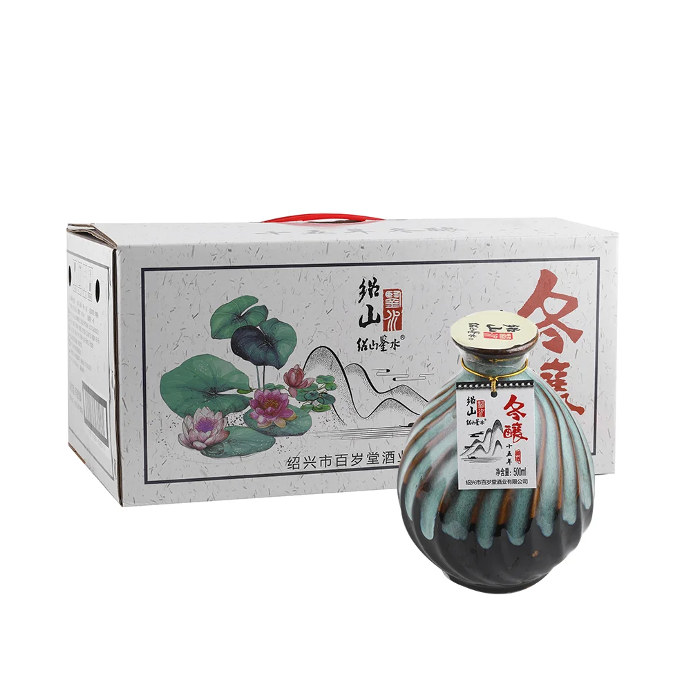 
 Весь год коллекция вина вкус и аромат shaoshanjianshui 15-летний зимние ферментированный желтое вино  