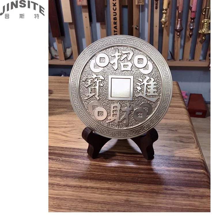 large vintage antique luxury aluminum black door pull  handle for wood door