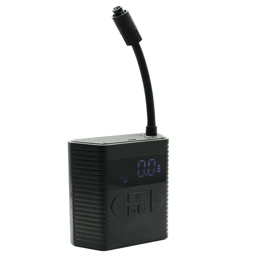 Micro TYPE-C 12V Handheld Wireless Portable Car Tire Air Pump Wheel Inflator With Emergency Light