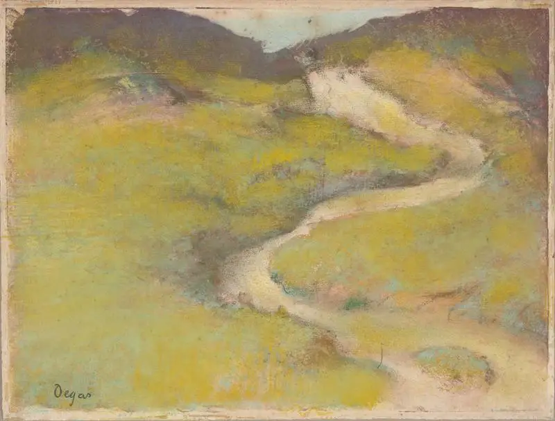 Handdrawn oil painting Impressionist landscape oil painting classic reproduction for wall decoration