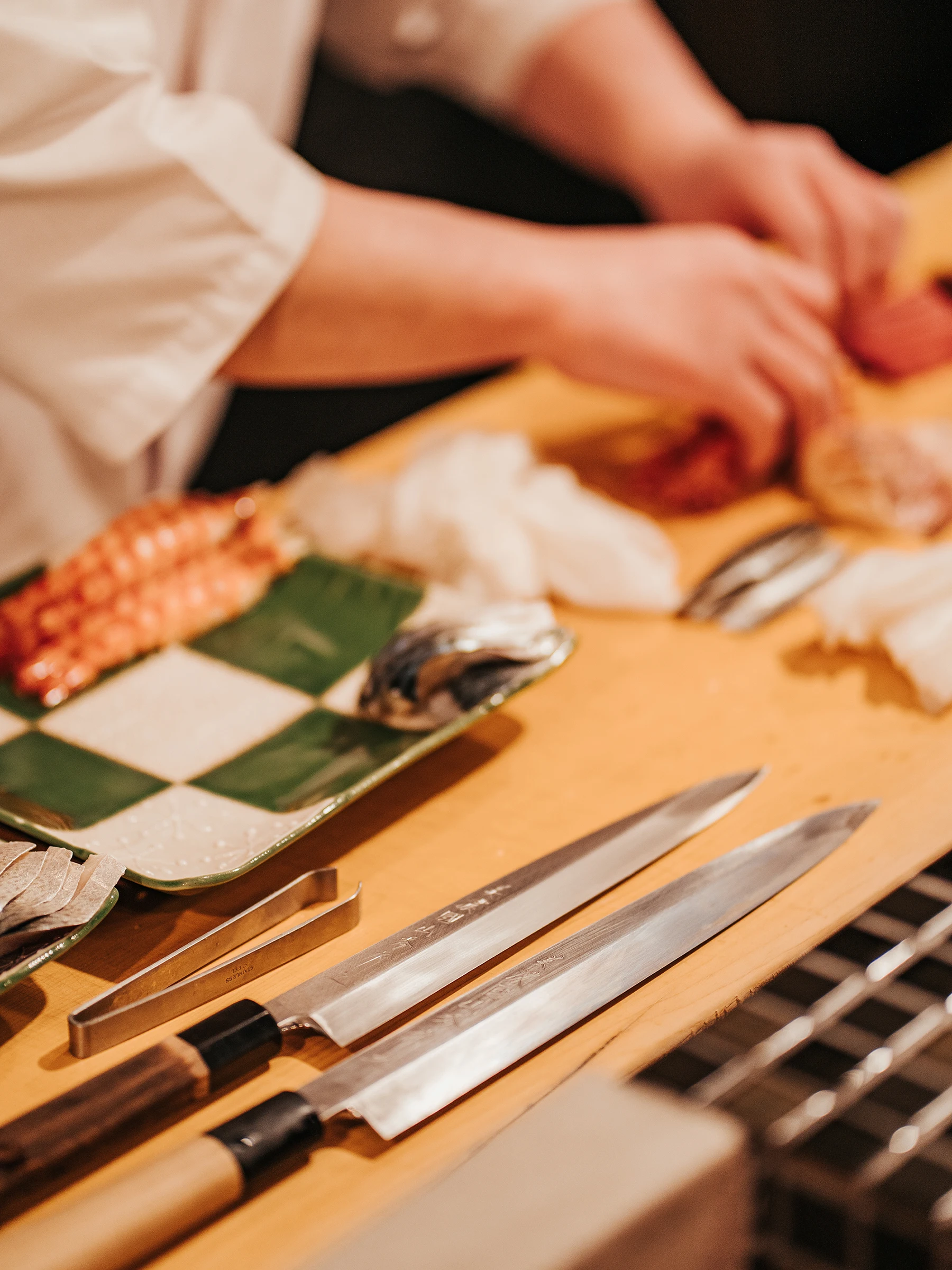 Hot Sale Traditional Japanese Forged Upper Class Japanese Sashimi knives for chefs  kitchen knife