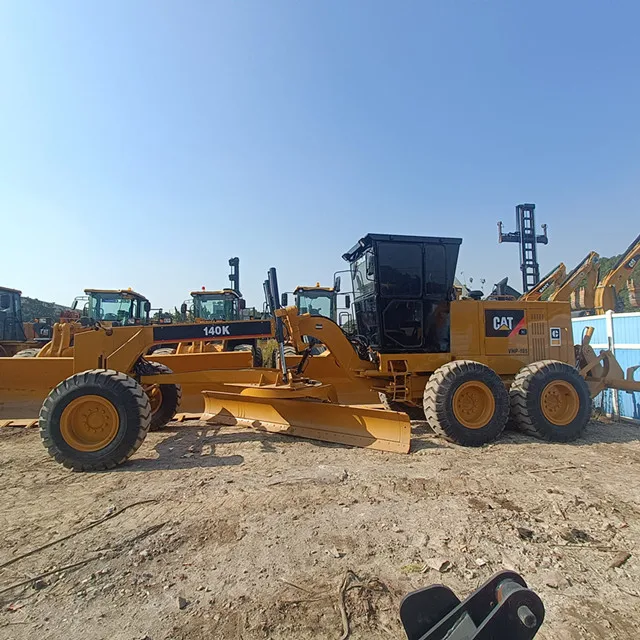 Hot Selling  Used Motor Graders Japan Original CAT 140K Caterpillar Graders Used Construction Building Machinery Fast Shipping