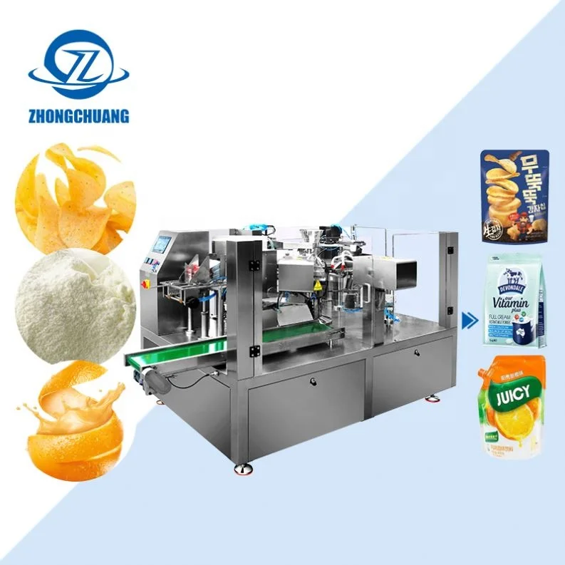 Автоматическая Мини-подставка для упаковки чая, пакетик для еды для домашних животных, пакетик для воды, кукурузной муки, упаковочная машина на молнии