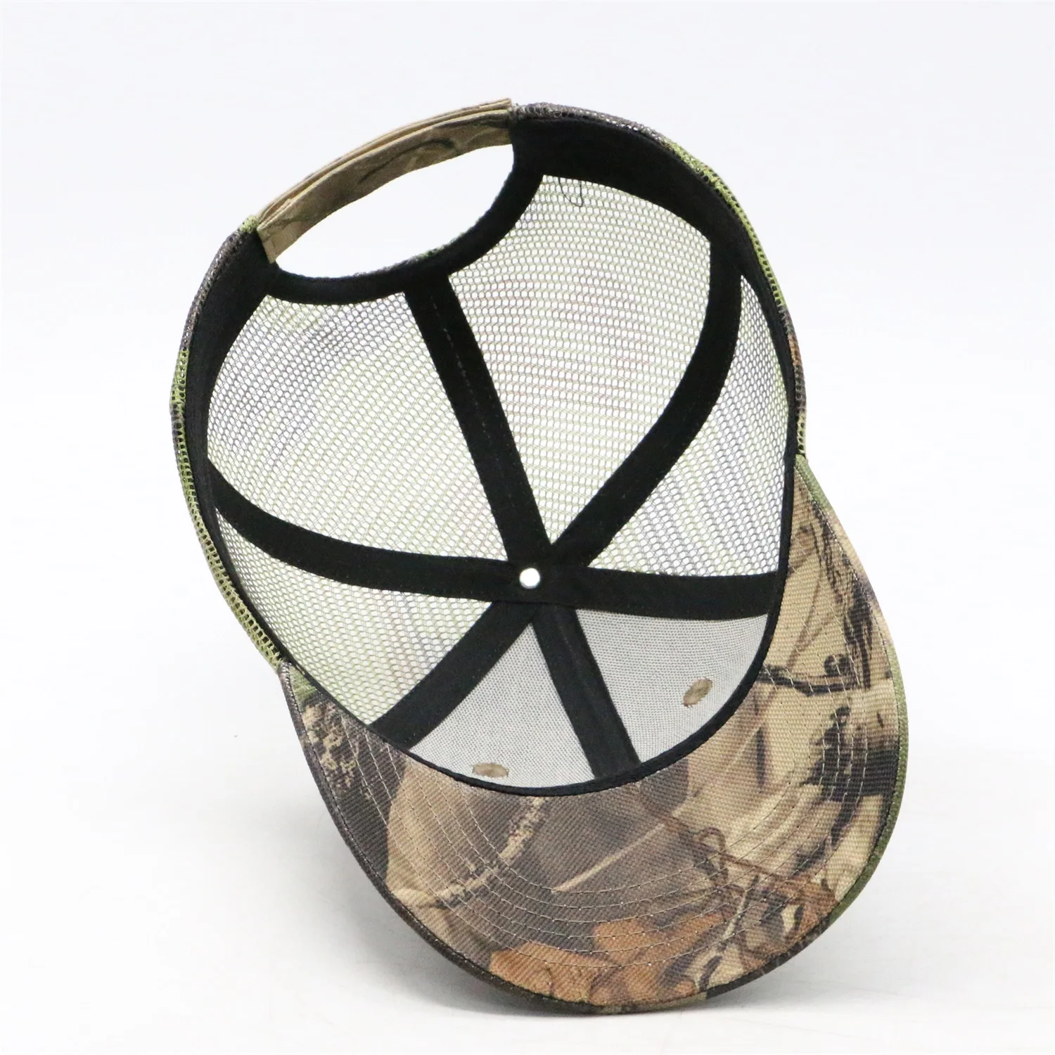 Custom 5 panel rope hats camouflage sublimation printing cap camo foam trucker hat for men