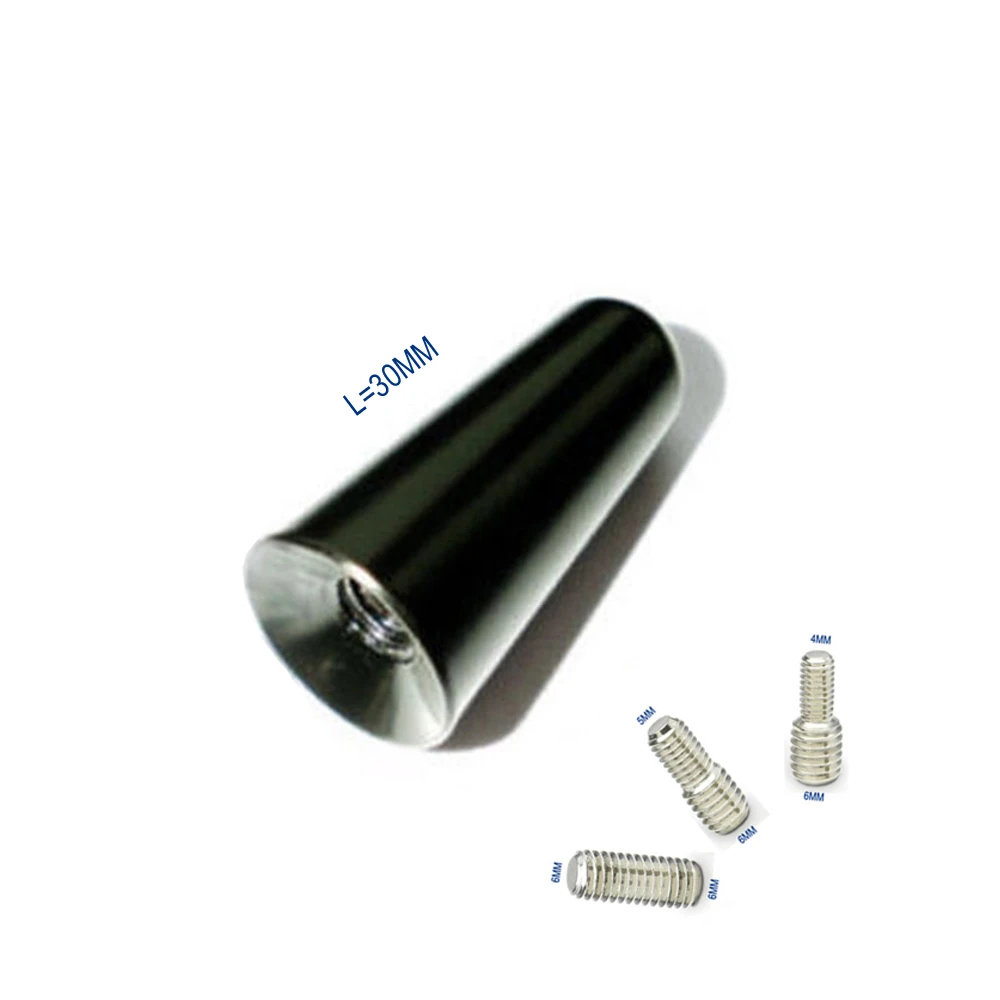 Горячая Распродажа, универсальные короткие черные алюминиевые Автомобильные Антенны