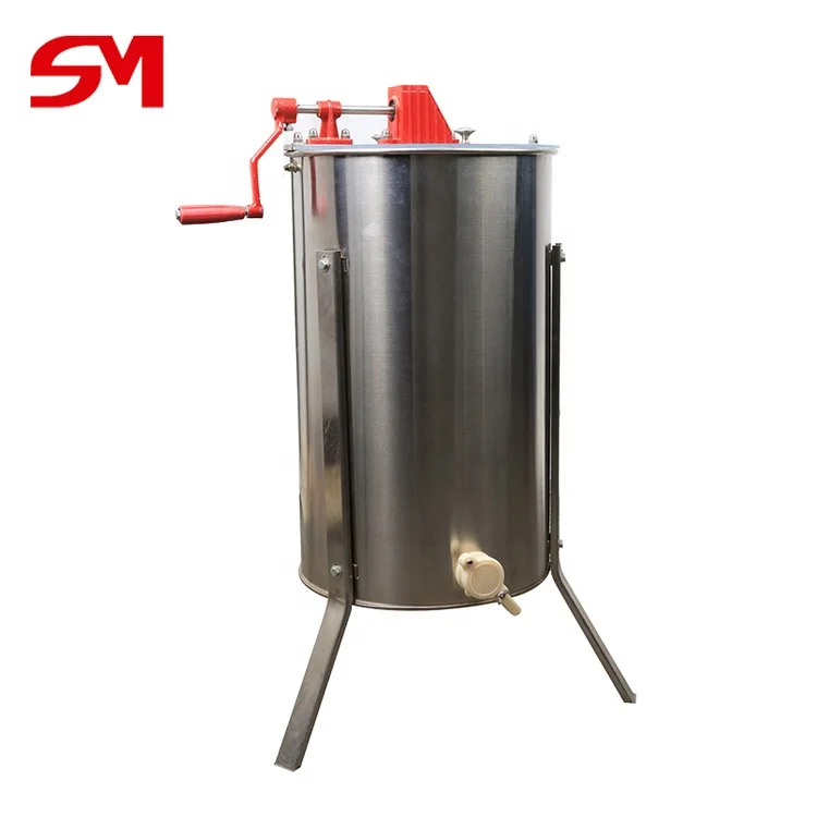 High Efficient Most World Popular Machinery Honey Extractor Direct Drive Motor Handle