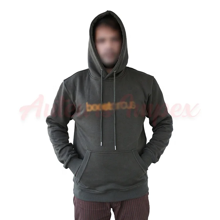 
wholesale high quality fashion cotton sweatshirt bts plain streetwear Drawstring pullover hoodie olive 