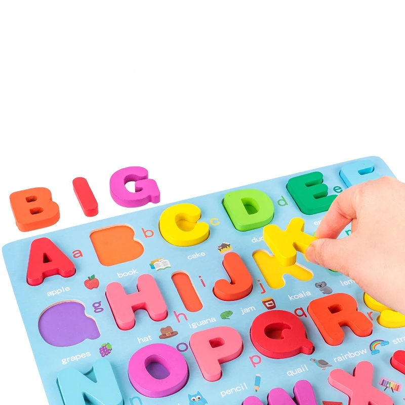 Fun Educational Colorful Learning Wooden Board Kids Toddlers Smart Interactive Board Toy for Boys Girls