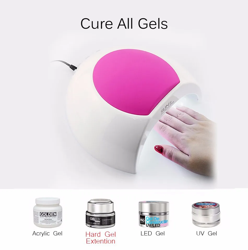 Comfortable heat mode moveable metal base sun2c 48w nail dryer uv led lamp for home use