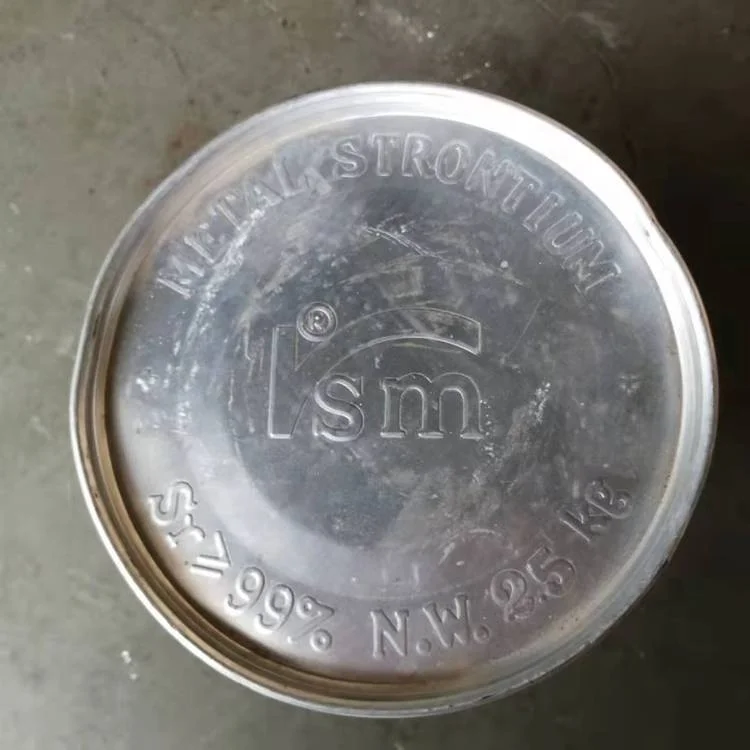 Strontium metal Sr 99%