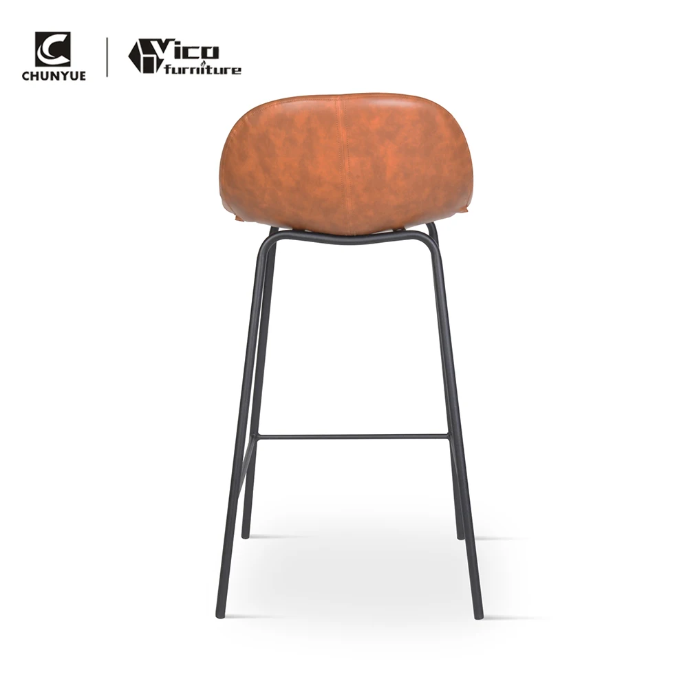 Kitchen cafe counter fabric upholstered chair bar stools