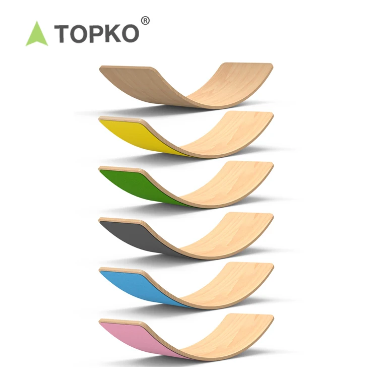 Деревянная балансировочная доска для детей TOPKO