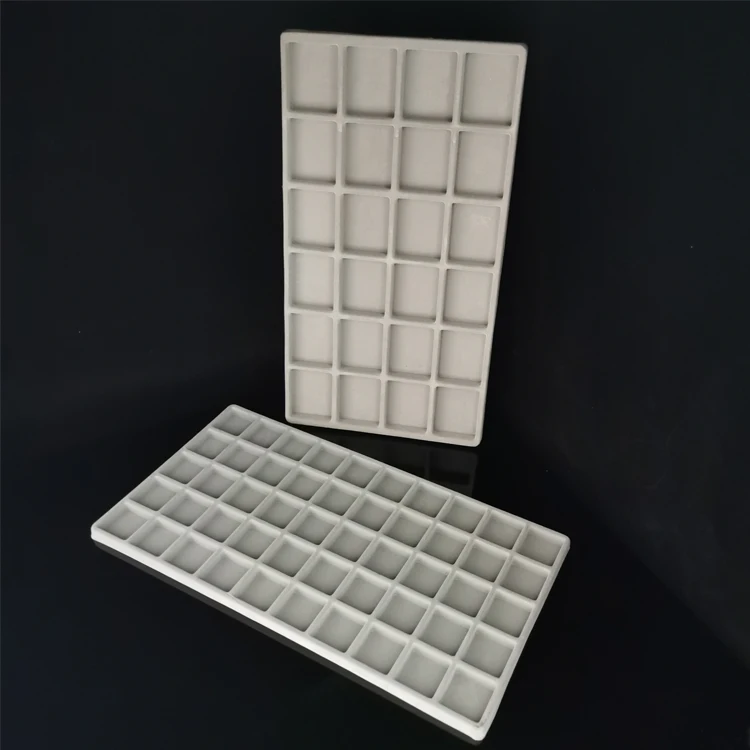 custom grey flocking ESD PVC PS PET plastic blister tray packaging for Electronic pack