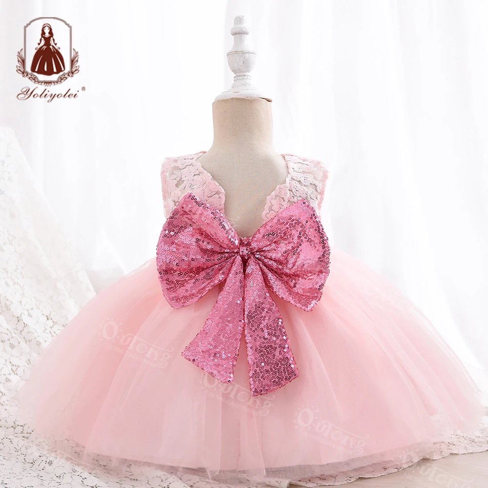 Outong Kids Designers Clothes Princess Summer New Born Baby Clothes Girls Dresses For 2 Year Old
