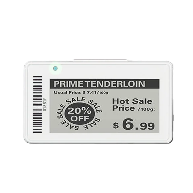 2.13 Inch Digital Price Tag Electronic Shelf Label 2.0 Inch Electronic Shelf Label System
