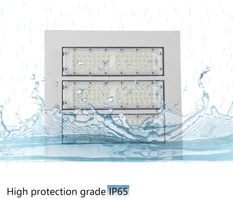 CE ROHS Listed Outdoor IP65 water-proof Led Module Flood Light Canopy Light for Gas Station, Hall Lighting 100w 150w 200w Lamps