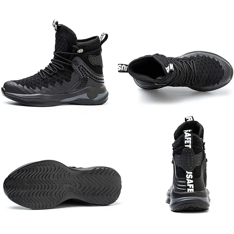 Hot Sale Steel Toe Boots for Men Safety Shoes for Women Work Sneakers Slip Resistant