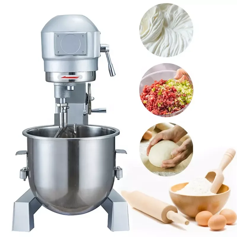 30L Commercial Bakery Bread Stainless Steel Flour Dough Food Mixer For Bakery