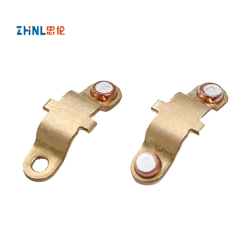 Strip-Stamping Component Socket Moving Small Brass Parts Electric Stamping Part Moving Contact