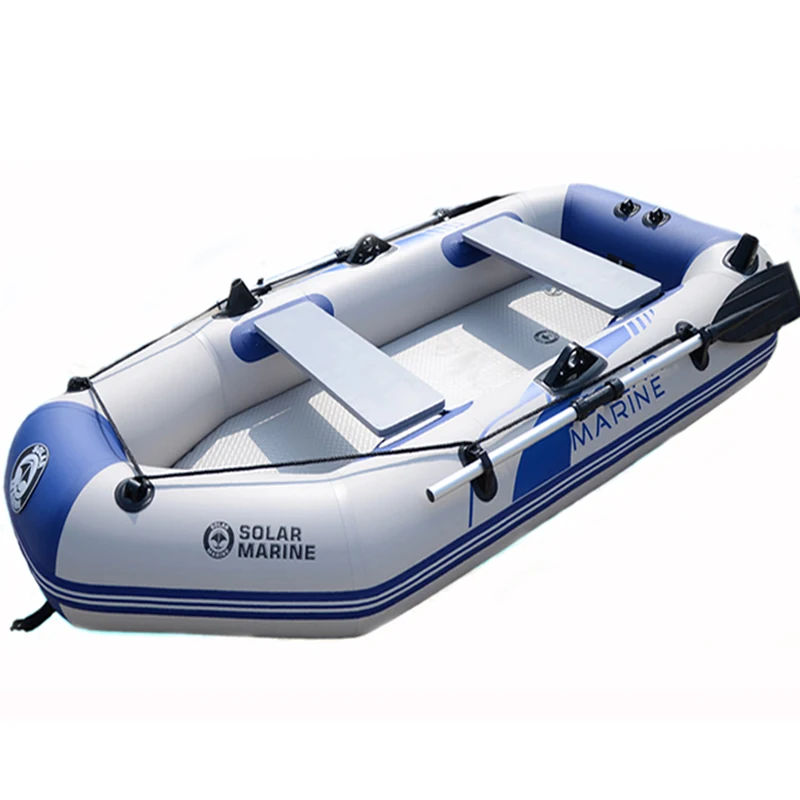 Solar marine Three Person Canoeing 230 CM Inflatable Boat Fishing Kayak Canoe With