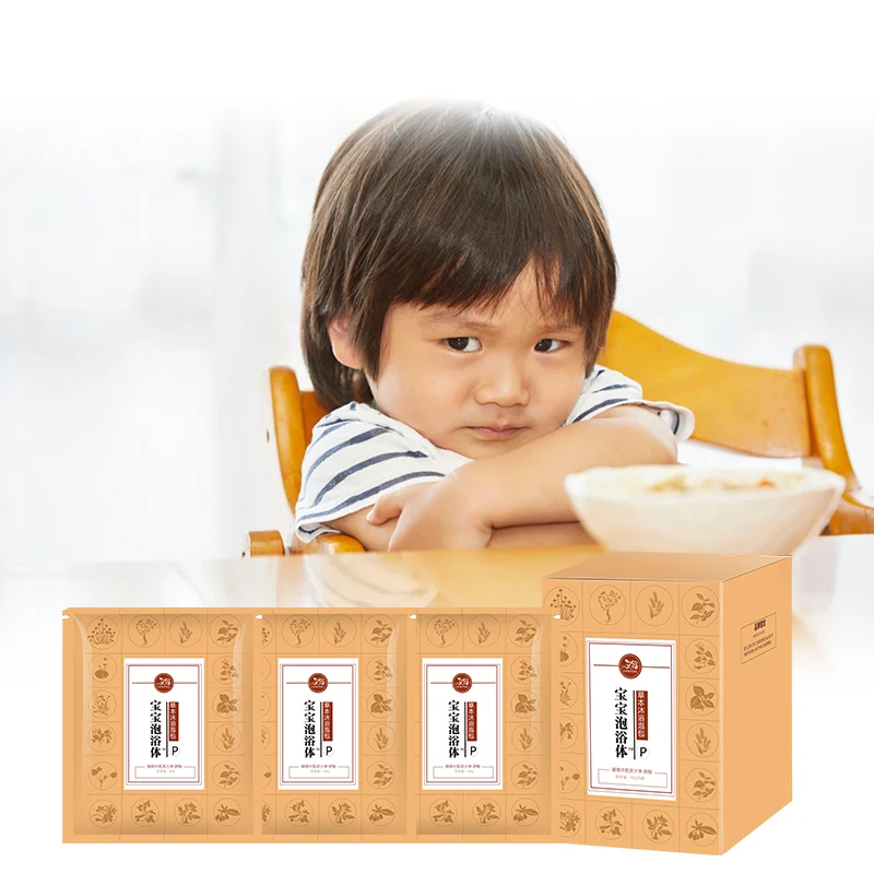 Фабрика Aiyu, OEM, Детская травяная пудра для ванны для укрепления селезенки и желудка