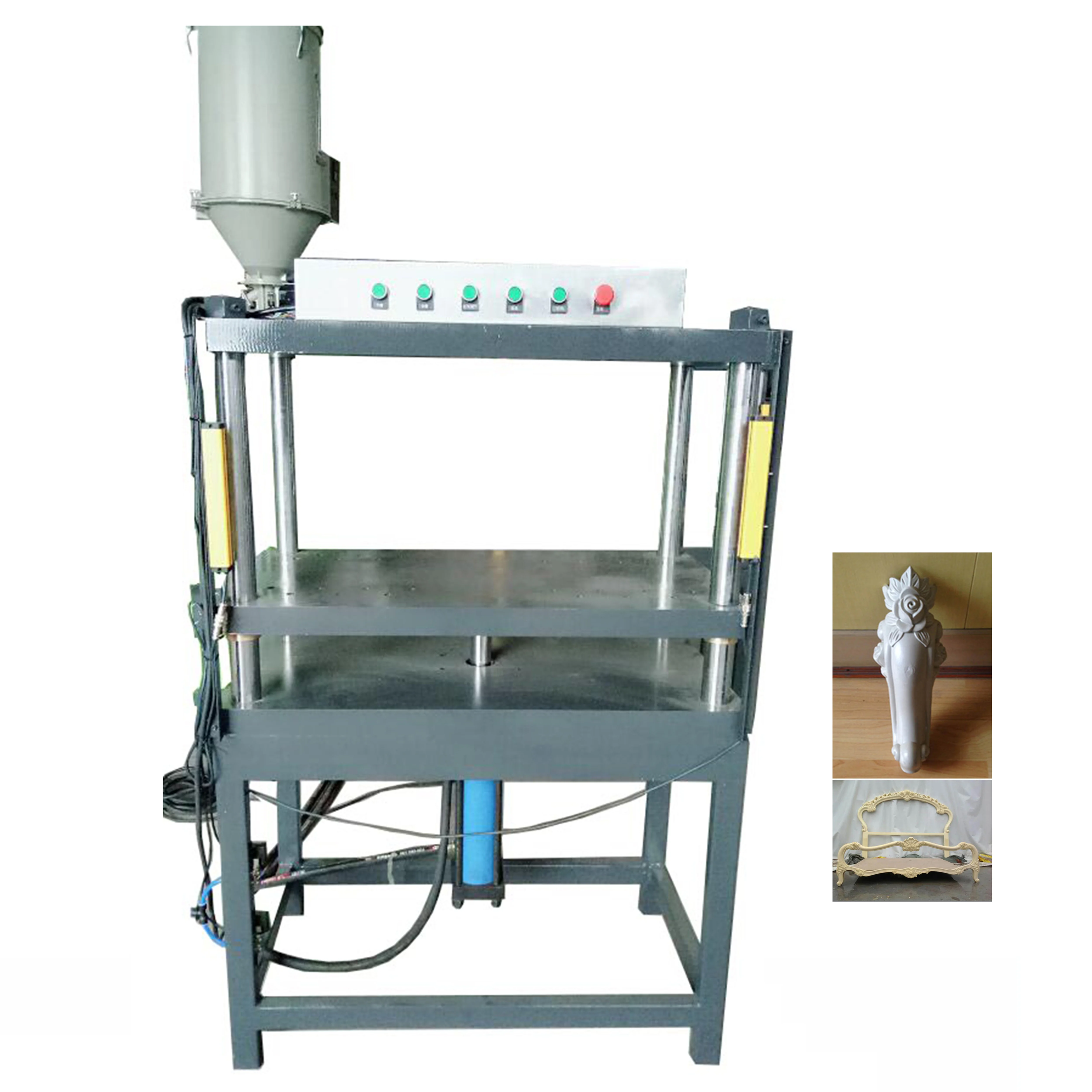 Small Injection Plastic Blow Molding Machine for PU Furniture Chair Leg Risers