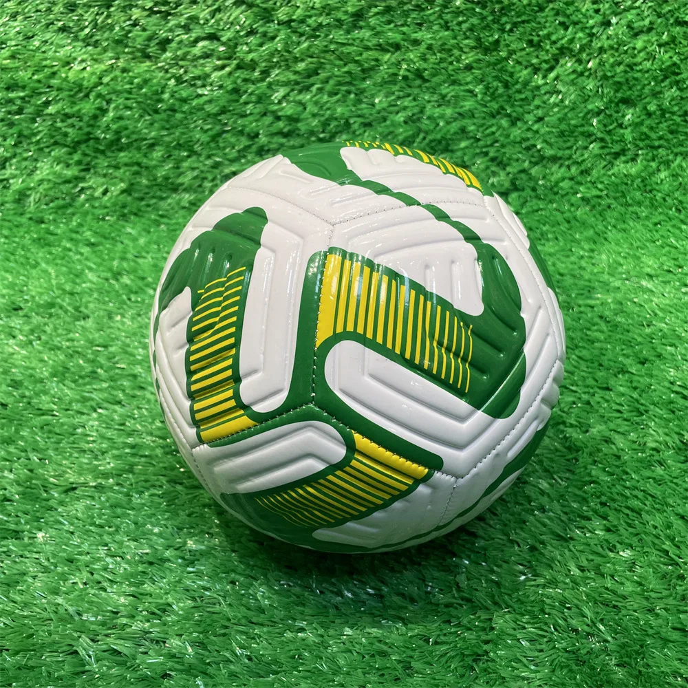 Custom Pu Leather Official Match Training Thermo Thermal Bonded Size 5 Soccer Ball   Training Football