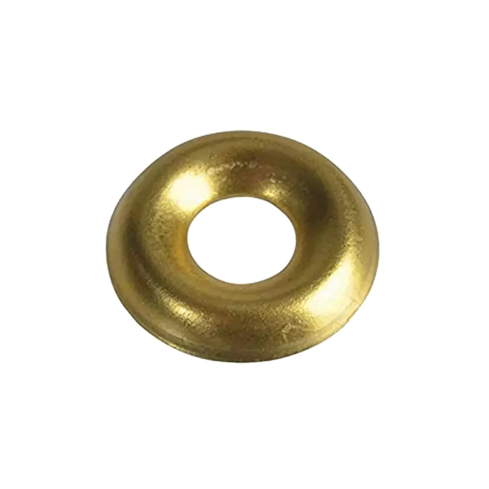 Custom All Kinds Of High Quality Brass Washer Brass Round Countersunk Head Screw Cup Washers Flat Washers