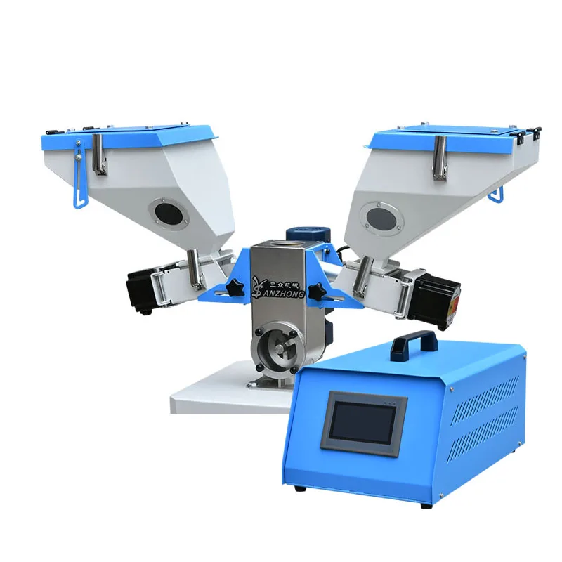 
plastic mixer screws feeder Ground Dosing Unit dosers double Color Masterbatch Volumetric Doser 