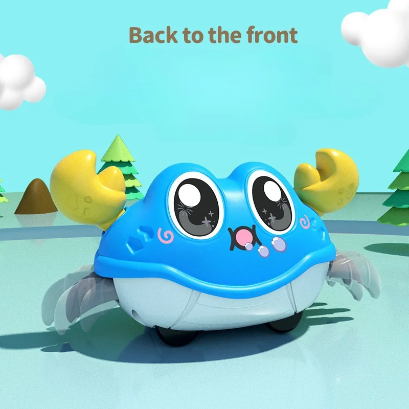 SongYi Over 3 Years Old Toddler Toys Crab Crawling  Tummy Time Kids Walking Toy
