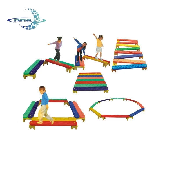 Kindergarten preschool children plastic balance beam kids gymnastics sport toys