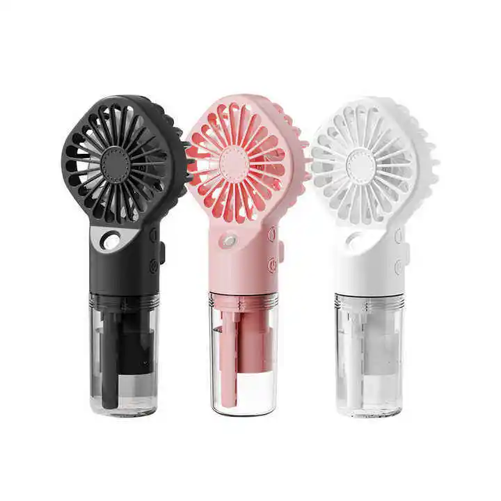 outdoor custom small usb handheld cooling mist electric standing portable hand rechargeable mini fans