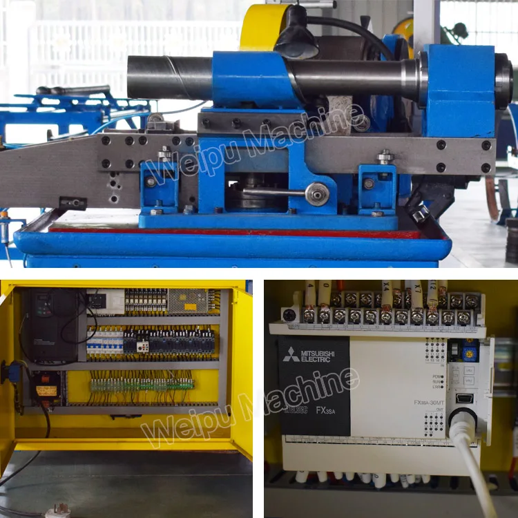 China Low Price Air Duct Making Fixed Mold Type Spiral Pipe Forming Machine From WEIPU