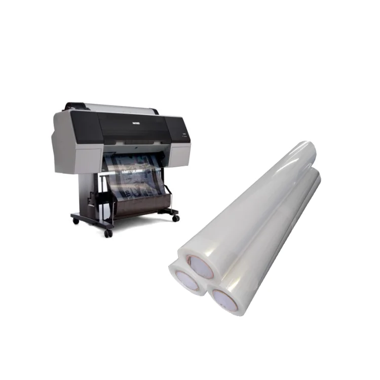 Wholesale Waterproof 120mic Plastic Milky Transparent Inkjet Screen Printing Film