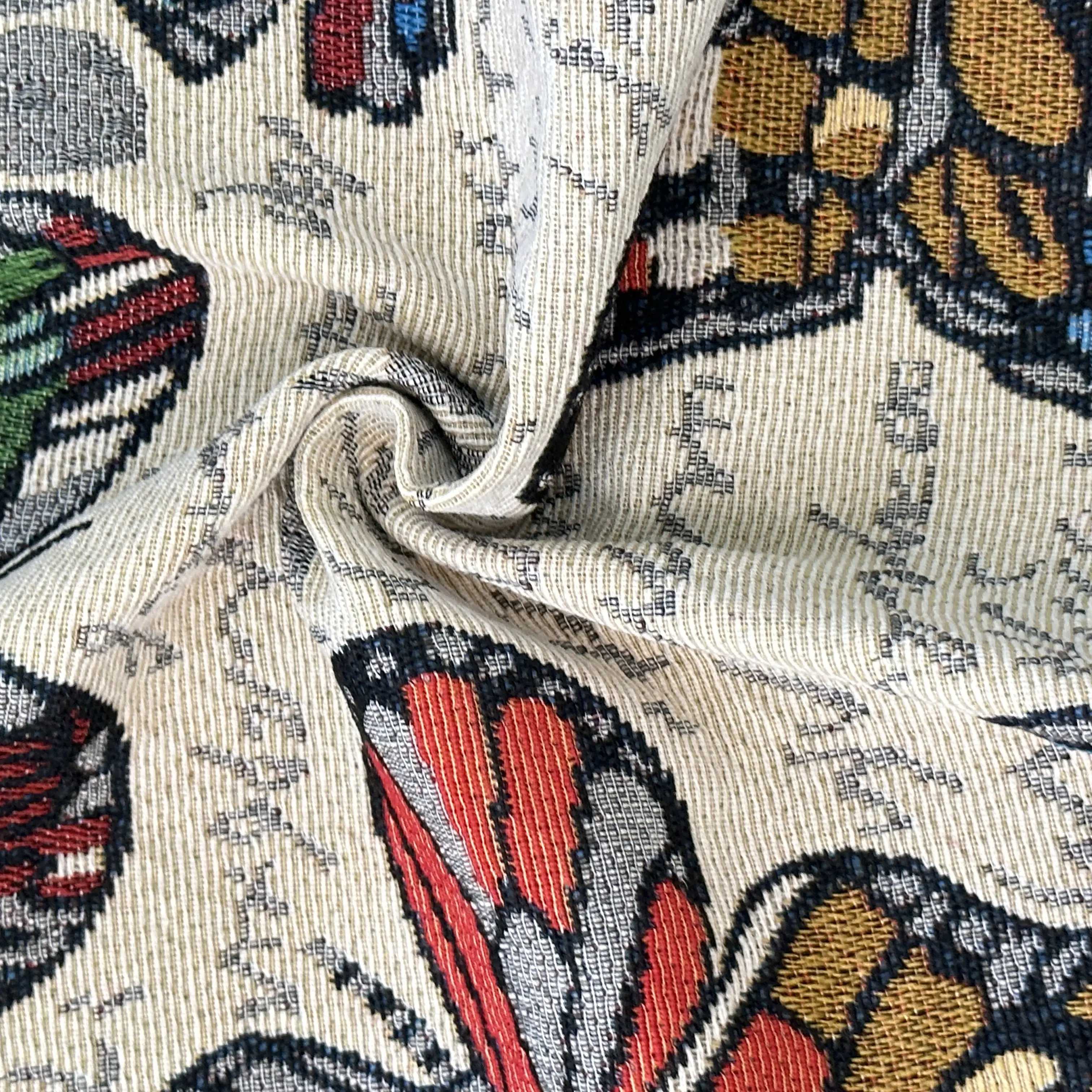 High Quality Jacquard Fabric Polyester Cotton Brocade Woven Clothing Garden Throw Pillow Shoe Upper Dress Upholstery Yarn Dye