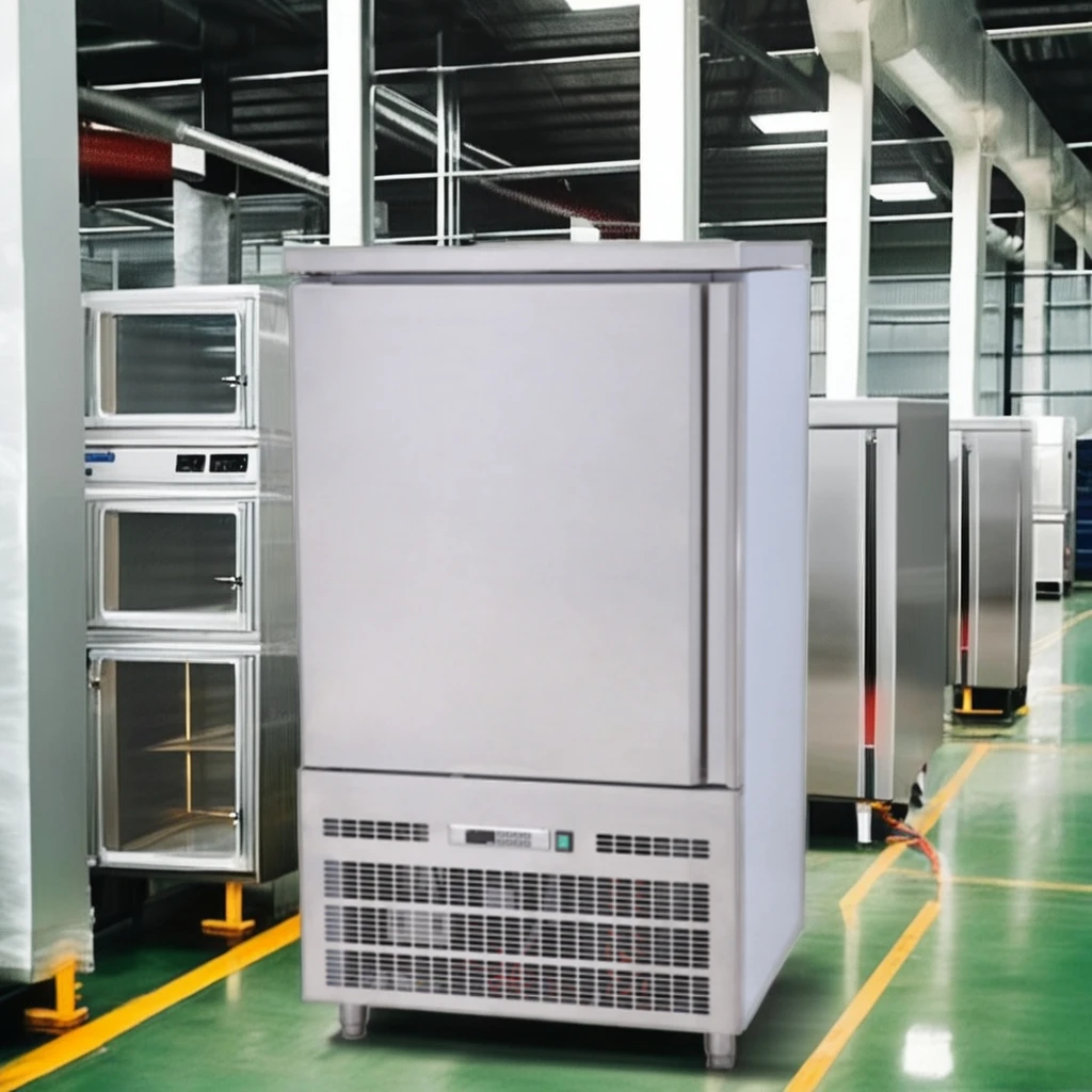 Commercial Blast Freezer Cold Cabinet Air-Cooled Quick-Frozen Cooking Equipment Steamed Buns Seafood Refrigerator