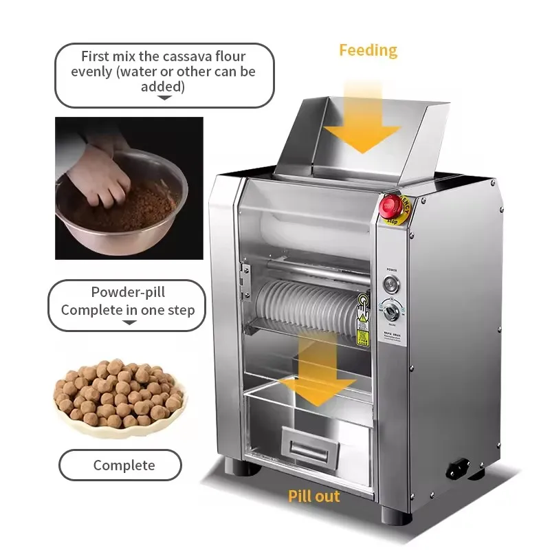 Fantasy Auto Bubble Milk Tea Boba Balls Making Tapioca Pearl Machine Taro Making Machine