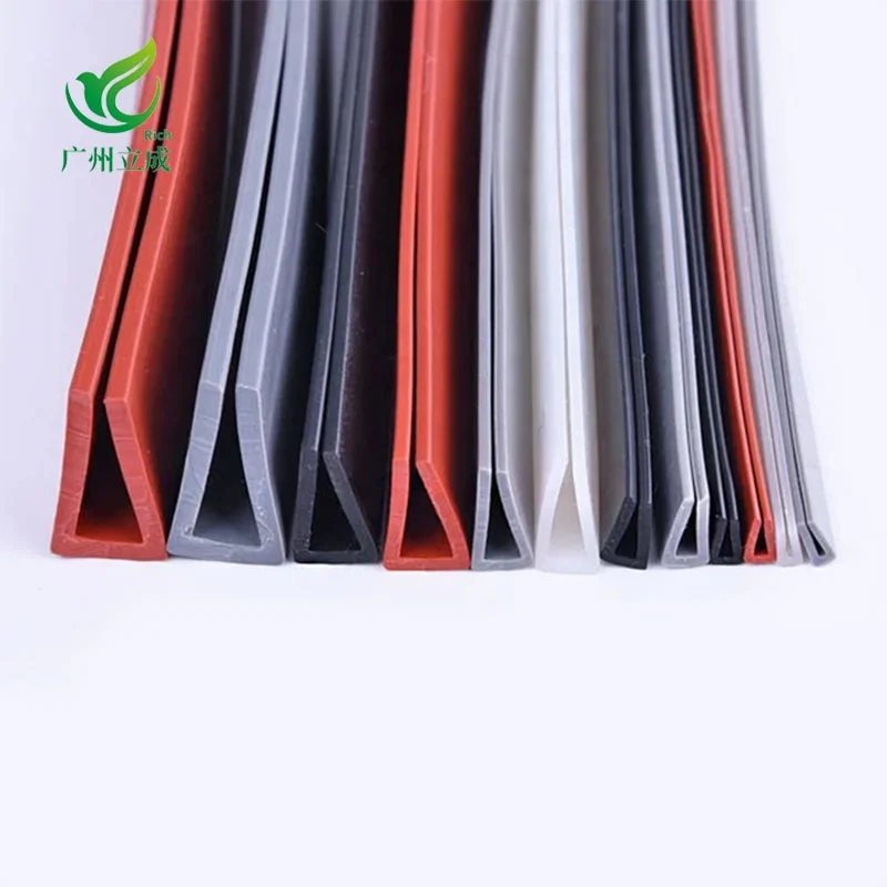LC1101 Silicone Rubber U Type Sealing Strip Rubber Edge Banding For Furniture U-Shaped Edge Trim