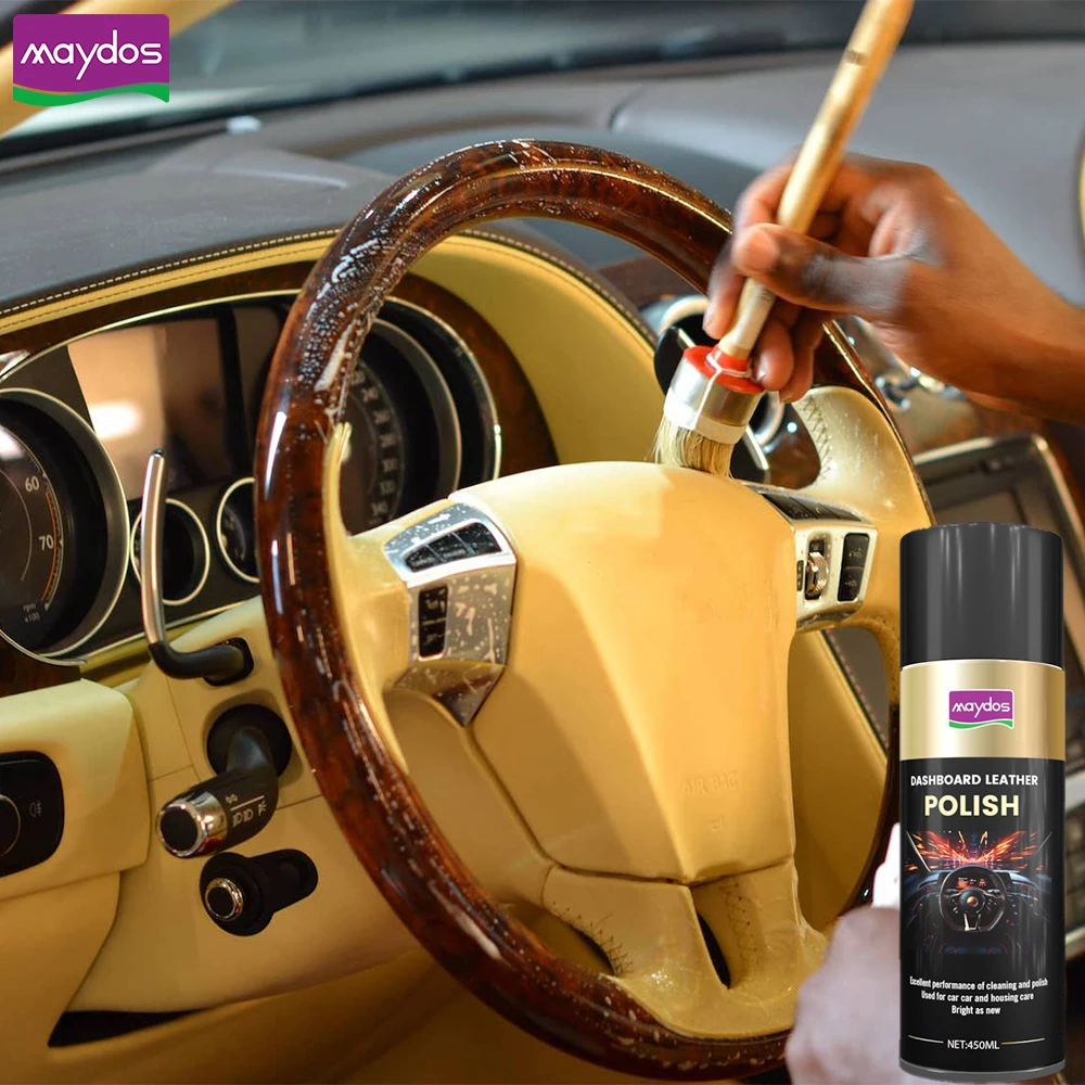 Maydos Car Wax Polish Dashboard Polish Spray Car Care Leather Protection Polish